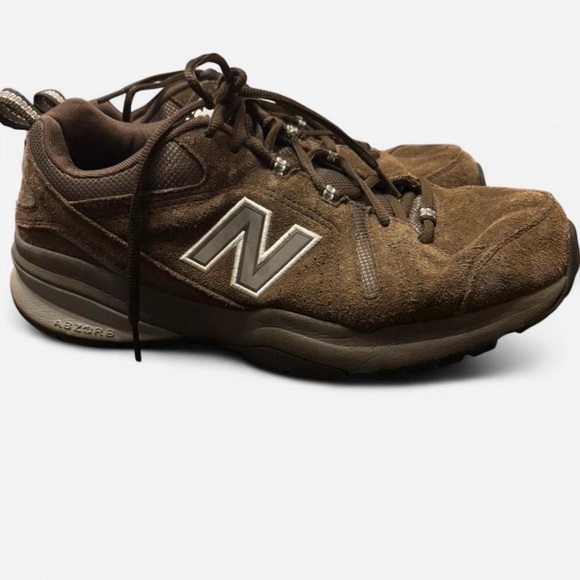 New Balance Men's Suede Brown 608 Sneakers - Picture 2 of 6